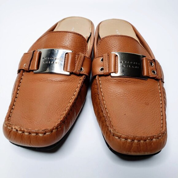 Antonio Melani Fenway Leather Slip On Loafers 7M - Picture 2 of 10